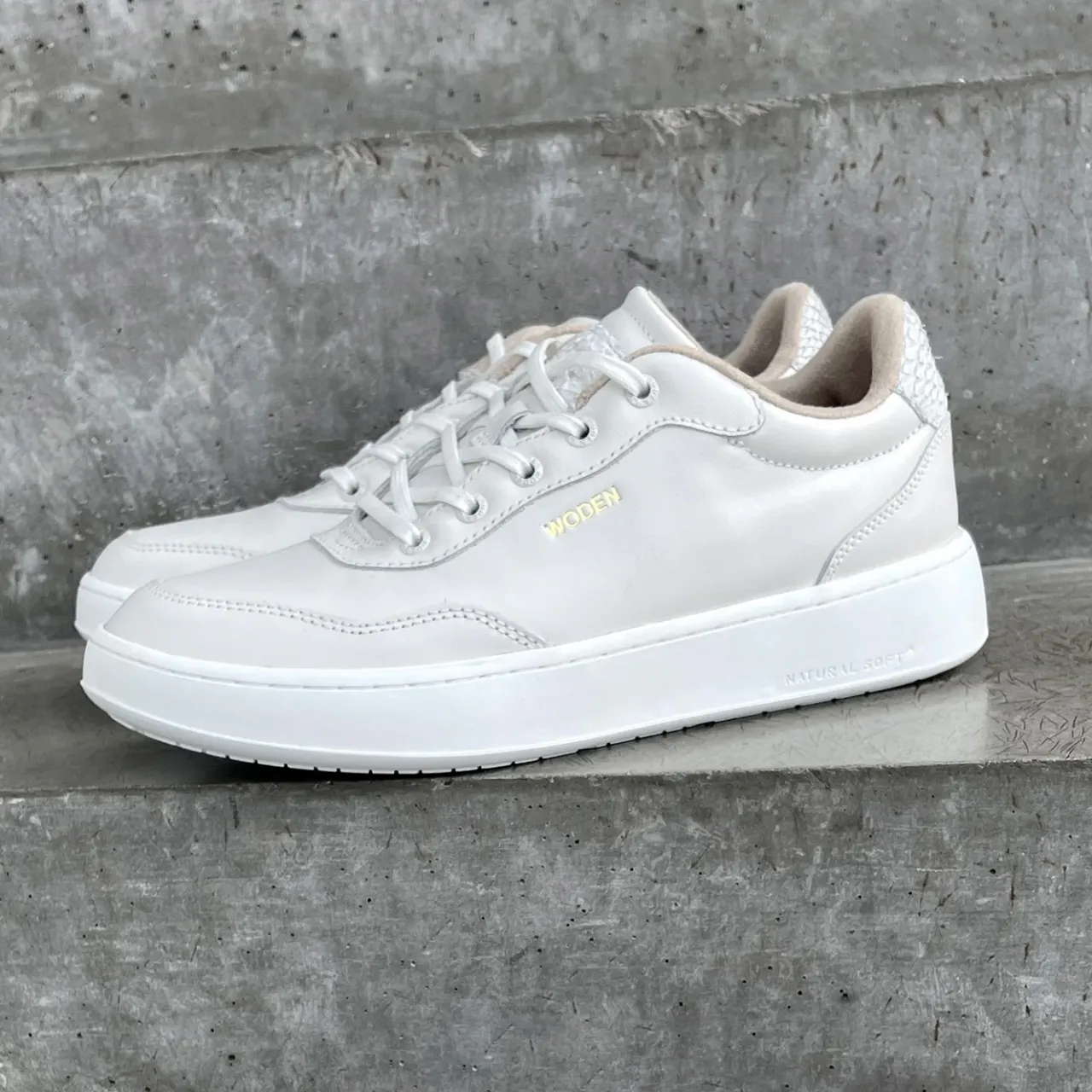 WODEN Evelyn Leather - Blanc de Blanc BlancdeBlanc Outlet