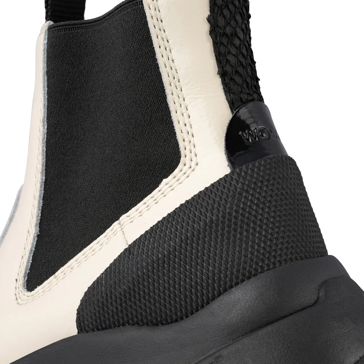 WODEN Hega Patent Waterproof - Ivory Fashion