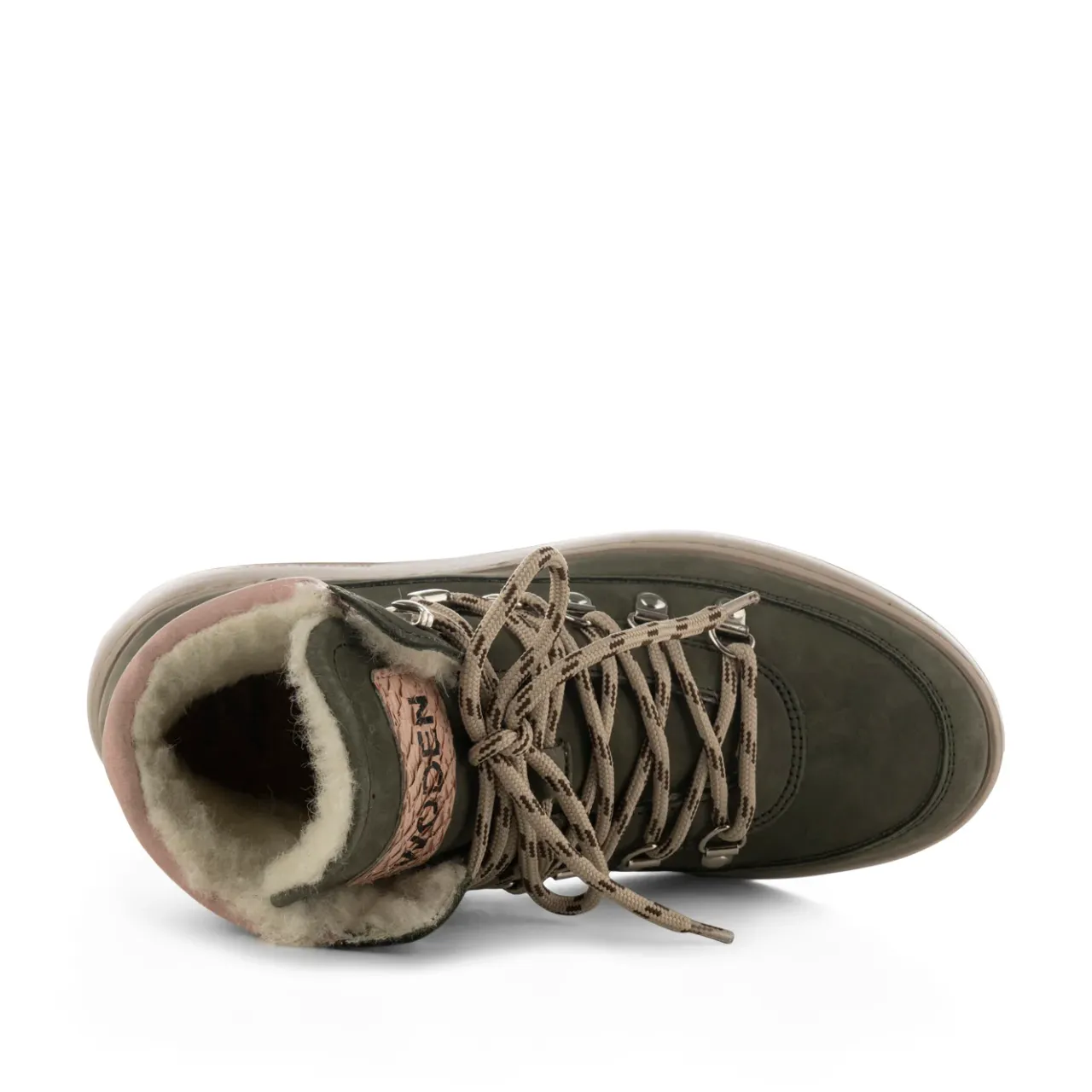 WODEN Iris Nubuck - Green/Rose Online