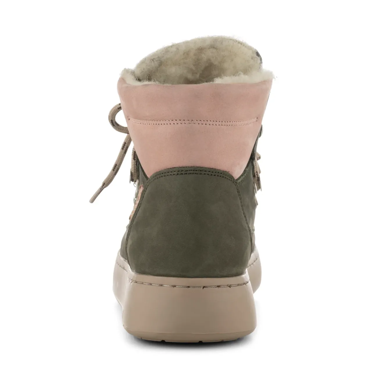WODEN Iris Nubuck - Green/Rose Online