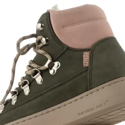 WODEN Iris Nubuck - Green/Rose Online