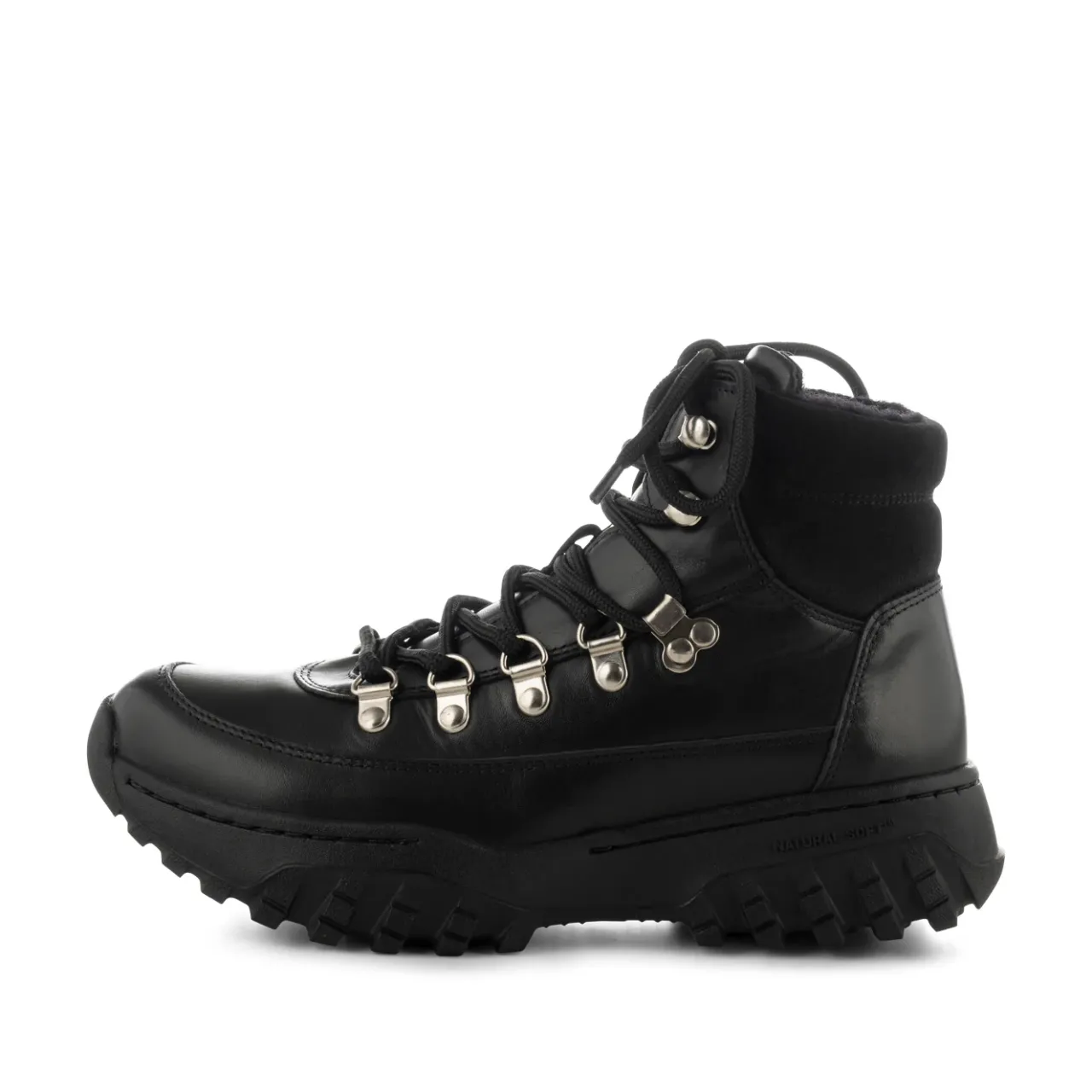 WODEN Iris Track Leather - Black Discount
