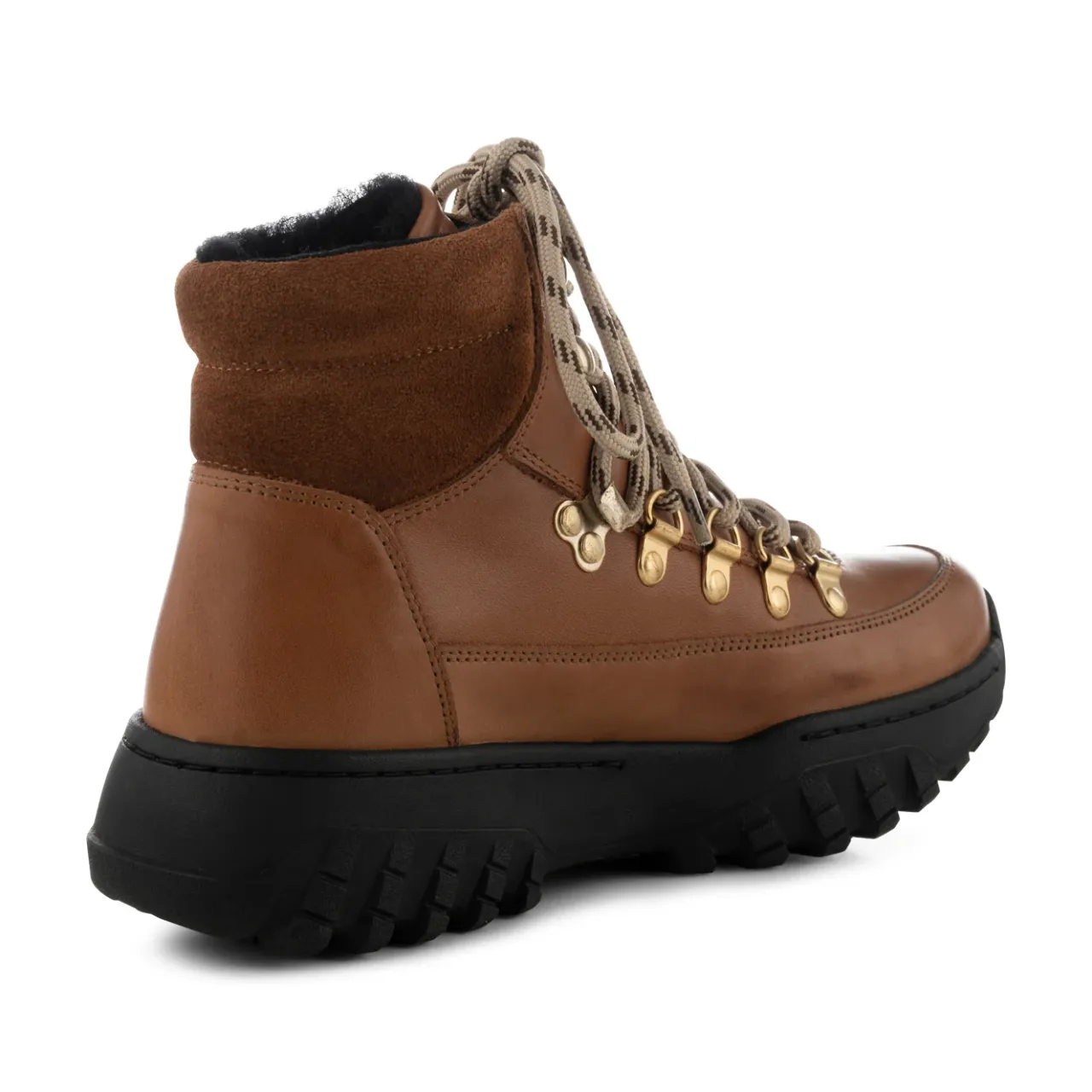 WODEN Iris Track Leather - Tan Fashion
