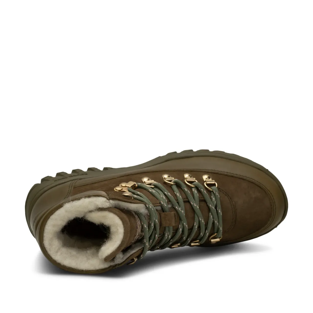 WODEN Iris Track Leather Suede - Cypress/Dark Olive Cypress/DarkOlive Hot