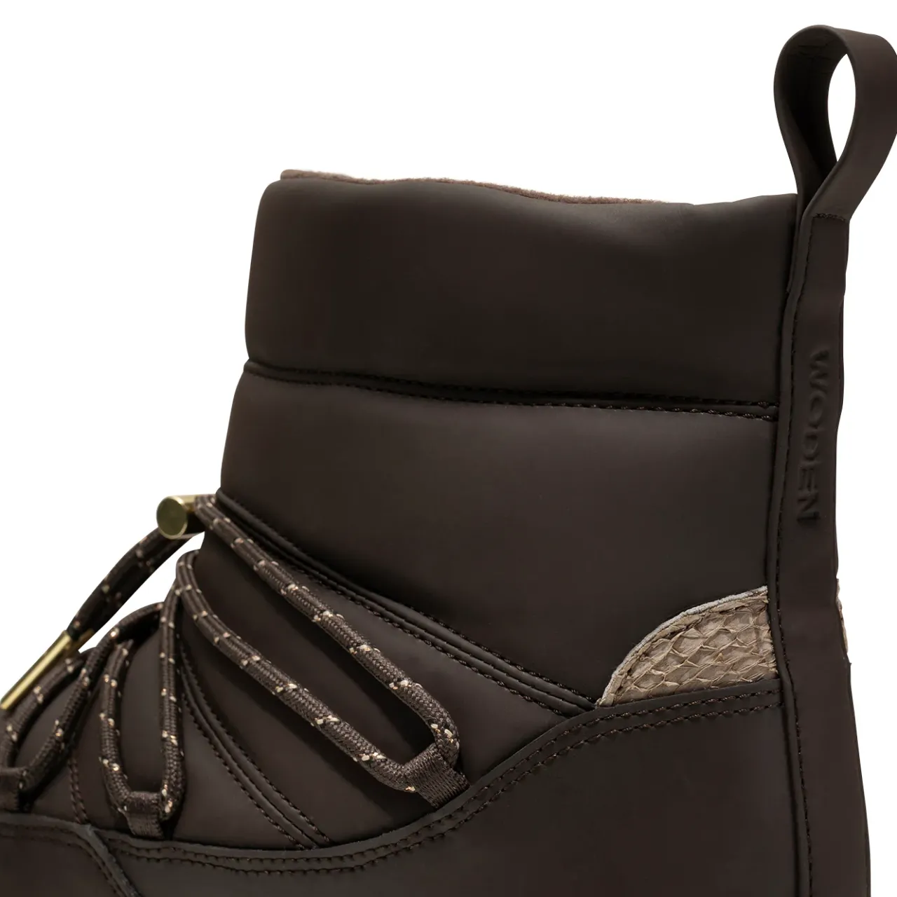 WODEN Isa Lace Waterproof - Chocolate Hot