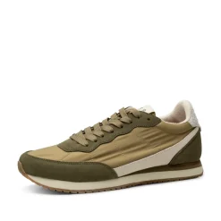 WODEN Jansen retro sneaker tekstil - Khaki Clearance