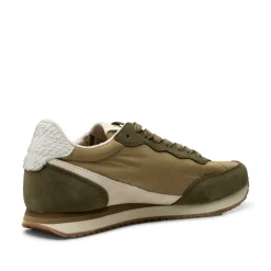 WODEN Jansen retro sneaker tekstil - Khaki Clearance