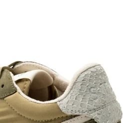 WODEN Jansen retro sneaker tekstil - Khaki Clearance