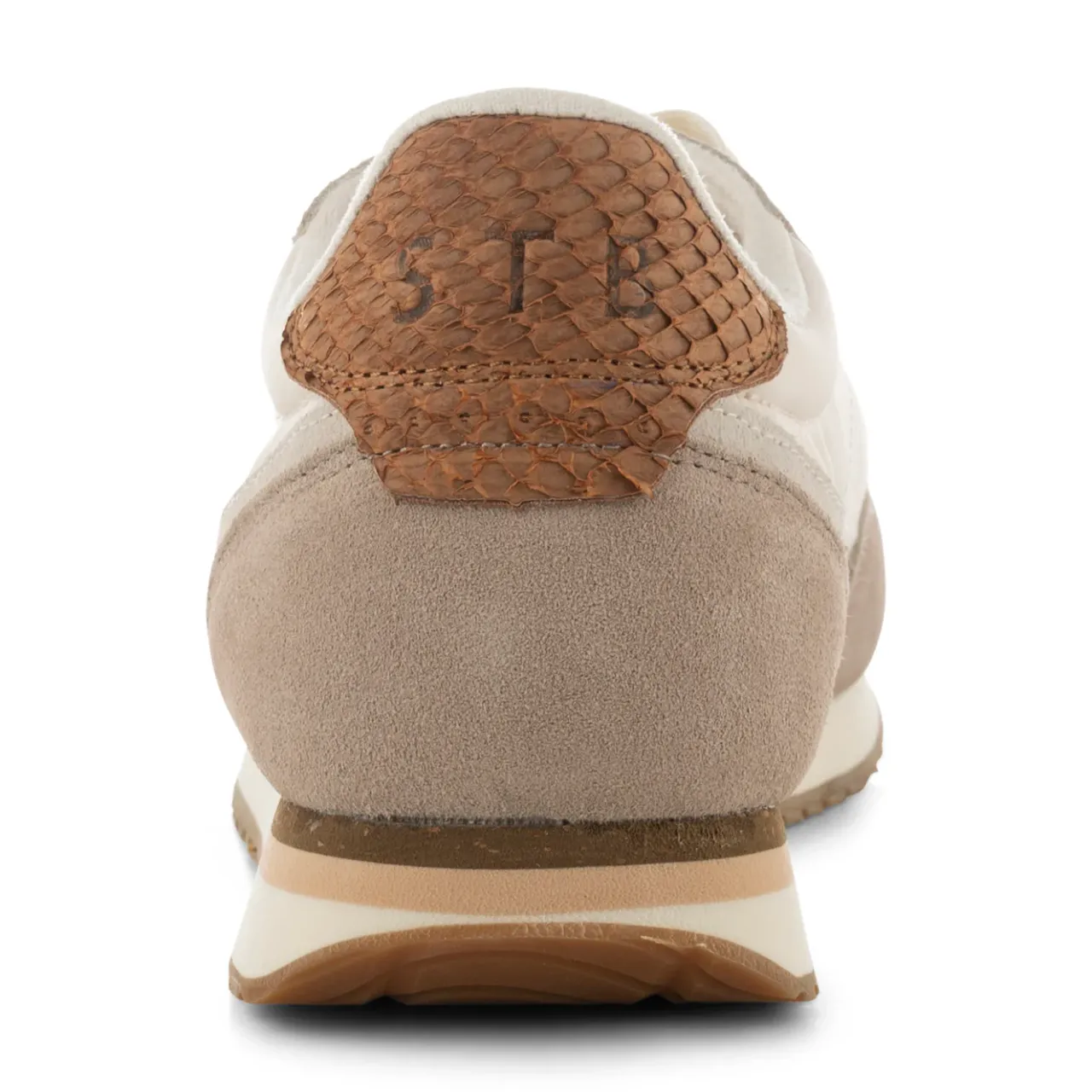 WODEN Jansen retro sneaker tekstil - Taupe Clearance