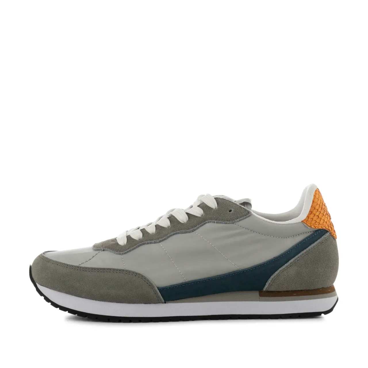 WODEN Jansen retro sneaker tekstil - Grey Outlet