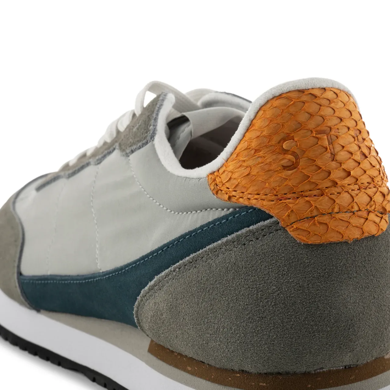 WODEN Jansen retro sneaker tekstil - Grey Outlet