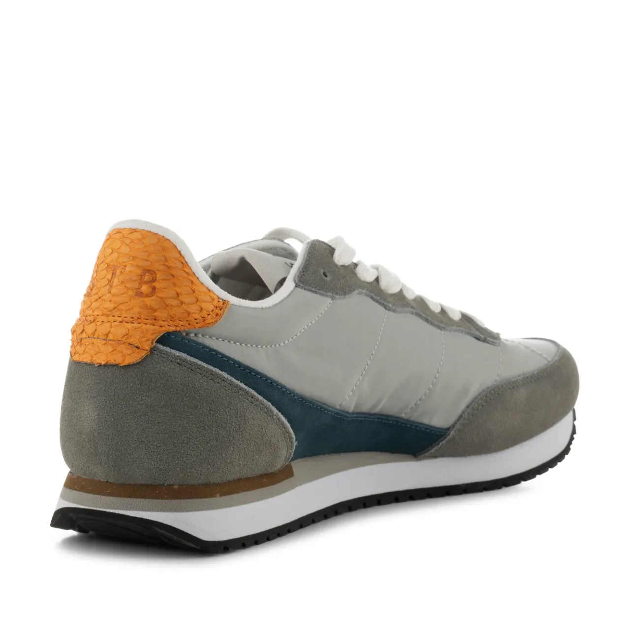 WODEN Jansen retro sneaker tekstil - Grey Outlet