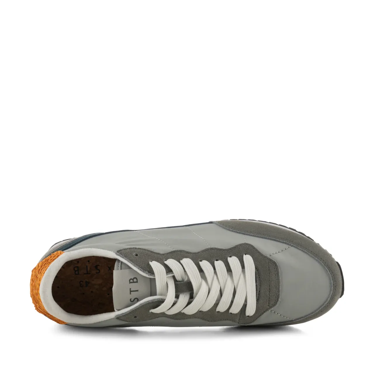 WODEN Jansen retro sneaker tekstil - Grey Outlet