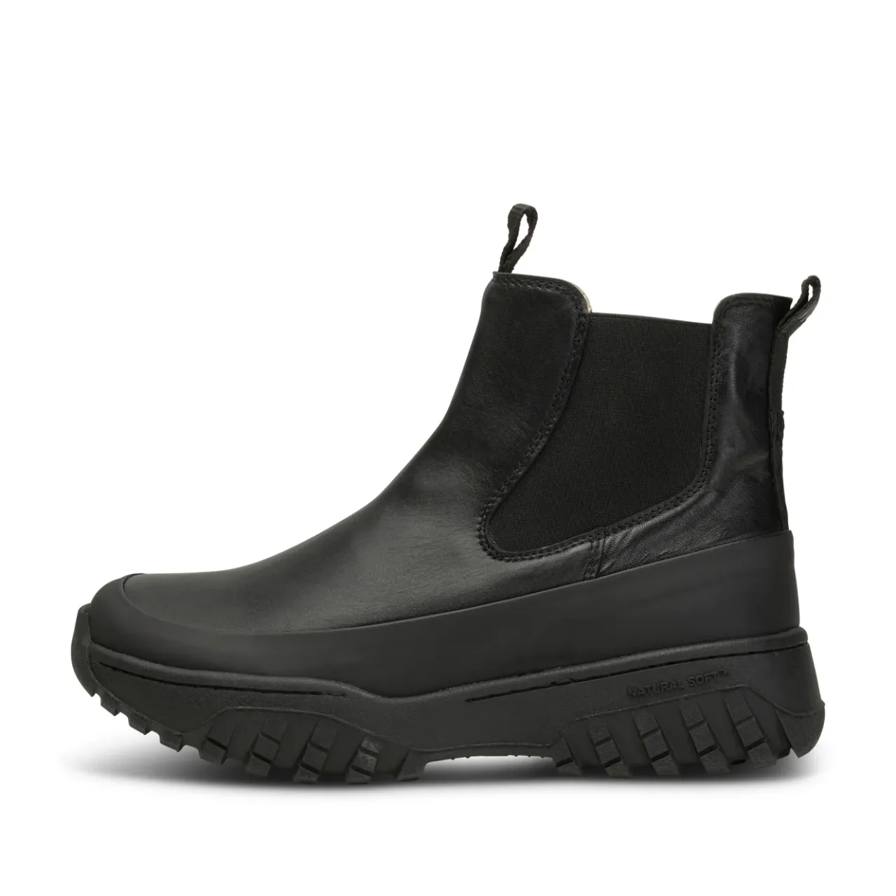 WODEN Le Chelsea Leather - Black Outlet