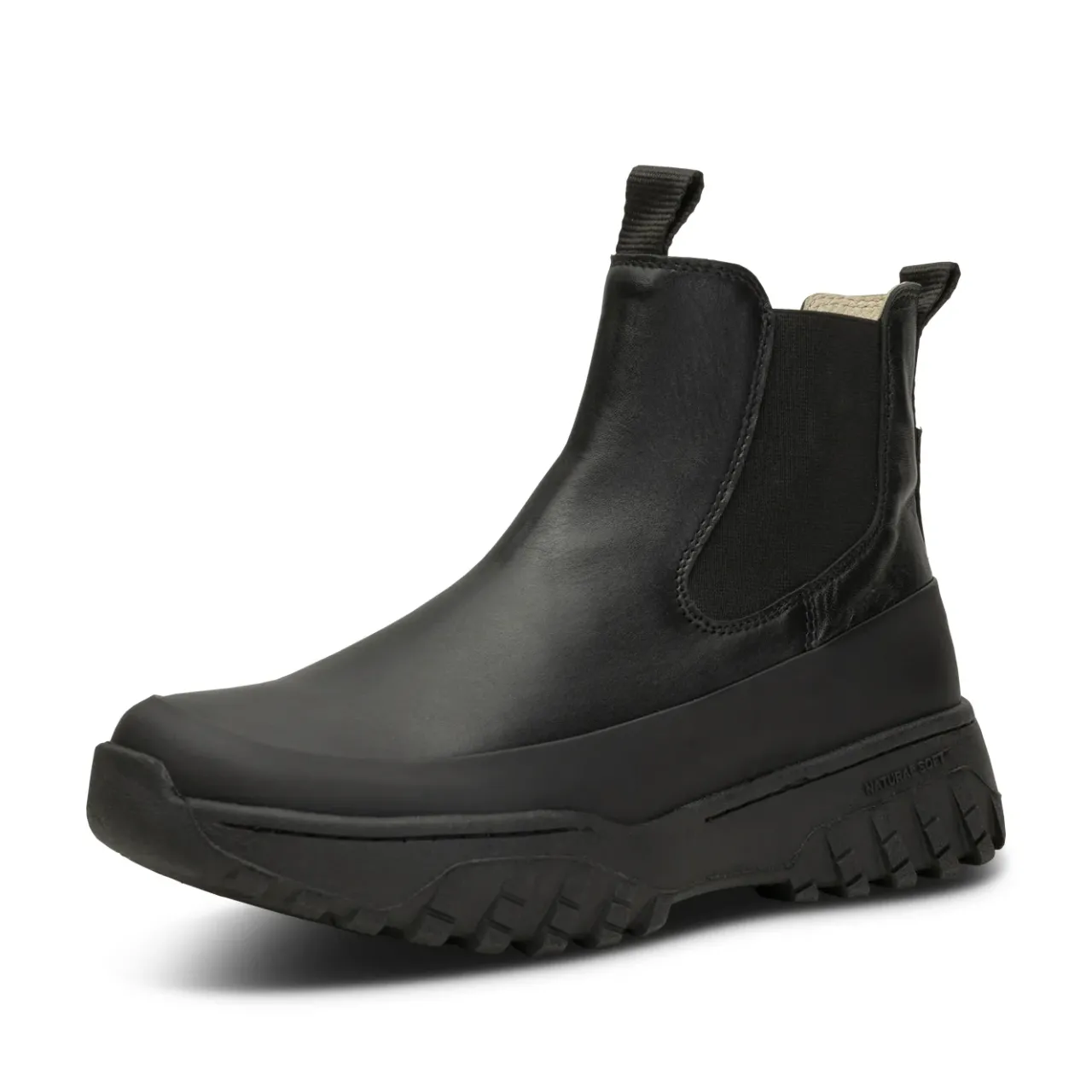 WODEN Le Chelsea Leather - Black Outlet
