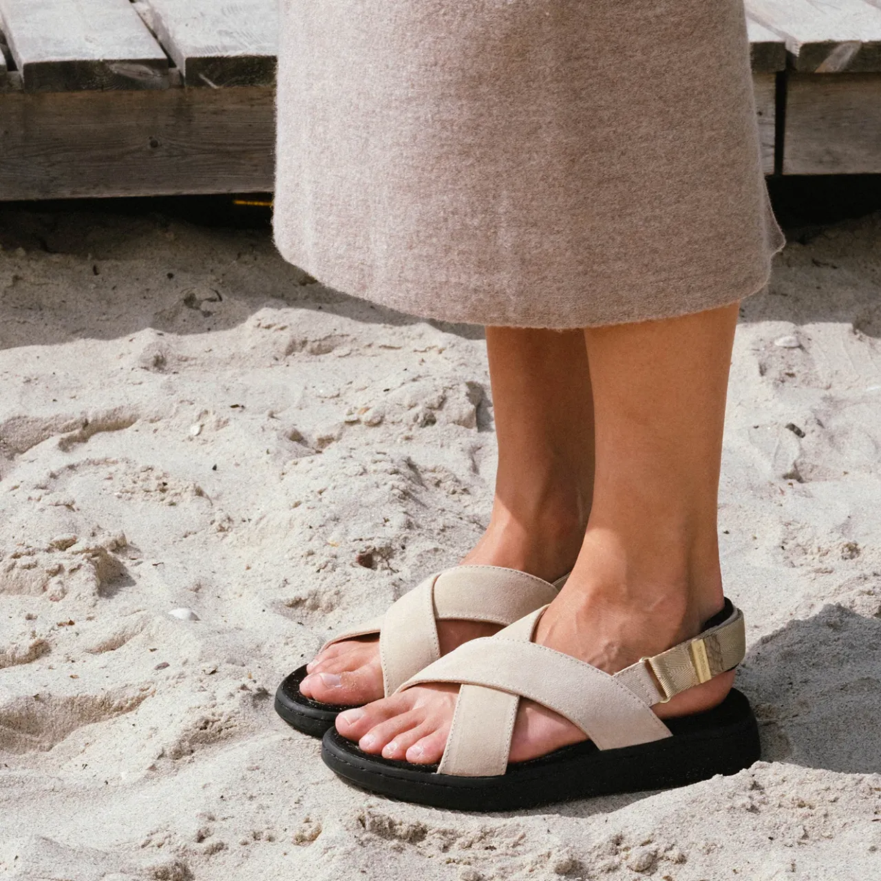WODEN Luna Suede - Beige Hot