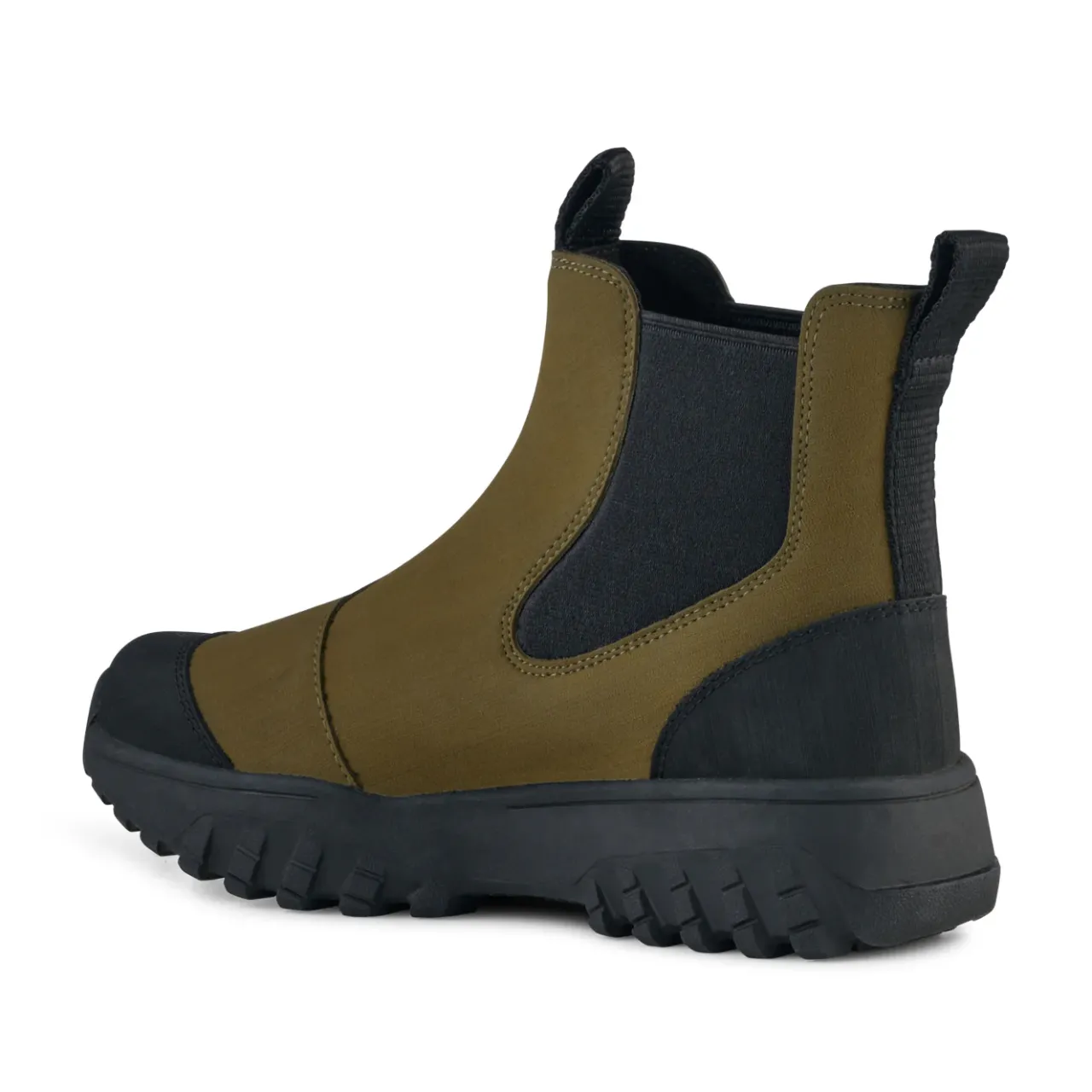 WODEN Magda Rubber Track Boot - Dark Olive/Black DarkOlive/Black New