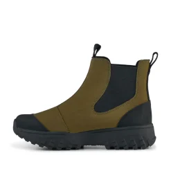 WODEN Magda Rubber Track Boot - Dark Olive/Black DarkOlive/Black New