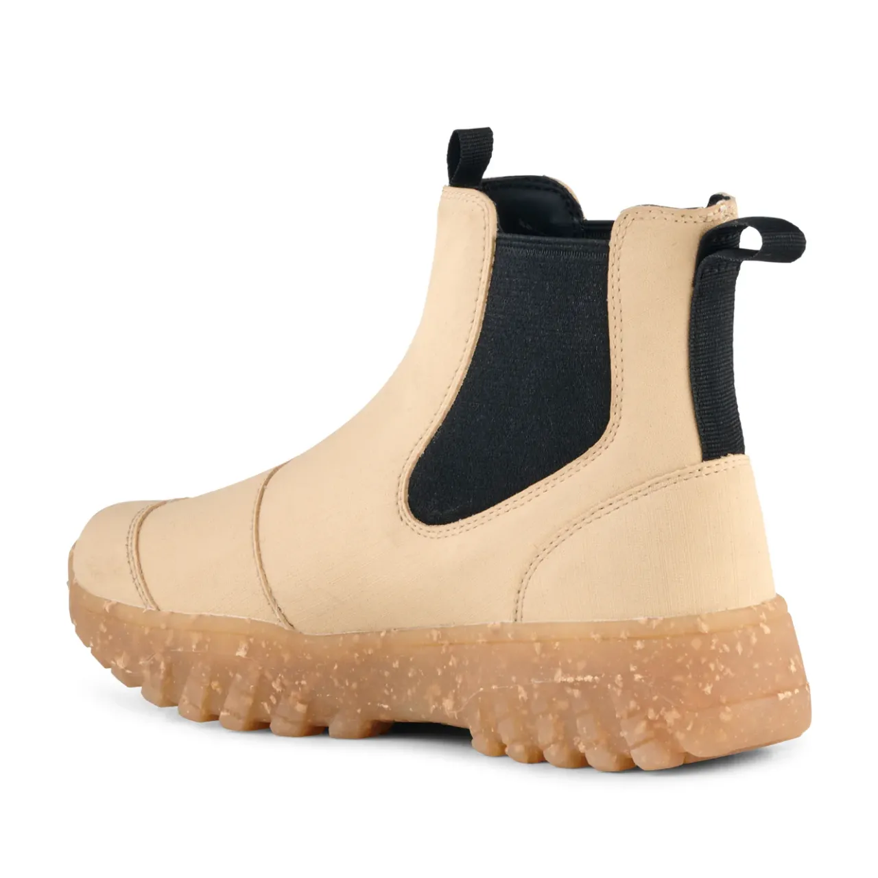 WODEN Magda Rubber Track Boot - Beige Hot