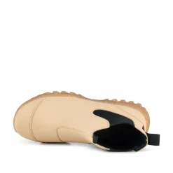 WODEN Magda Rubber Track Boot - Beige Hot