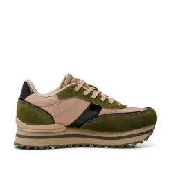 WODEN Nellie II Metallic Plateau - Coffee Cream/Dark Olive CoffeeCream/DarkOlive Discount