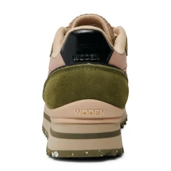 WODEN Nellie II Metallic Plateau - Coffee Cream/Dark Olive CoffeeCream/DarkOlive Discount