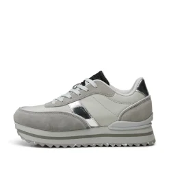 WODEN Nellie II Metallic Plateau - Sea Fog Grey SeaFogGrey Hot