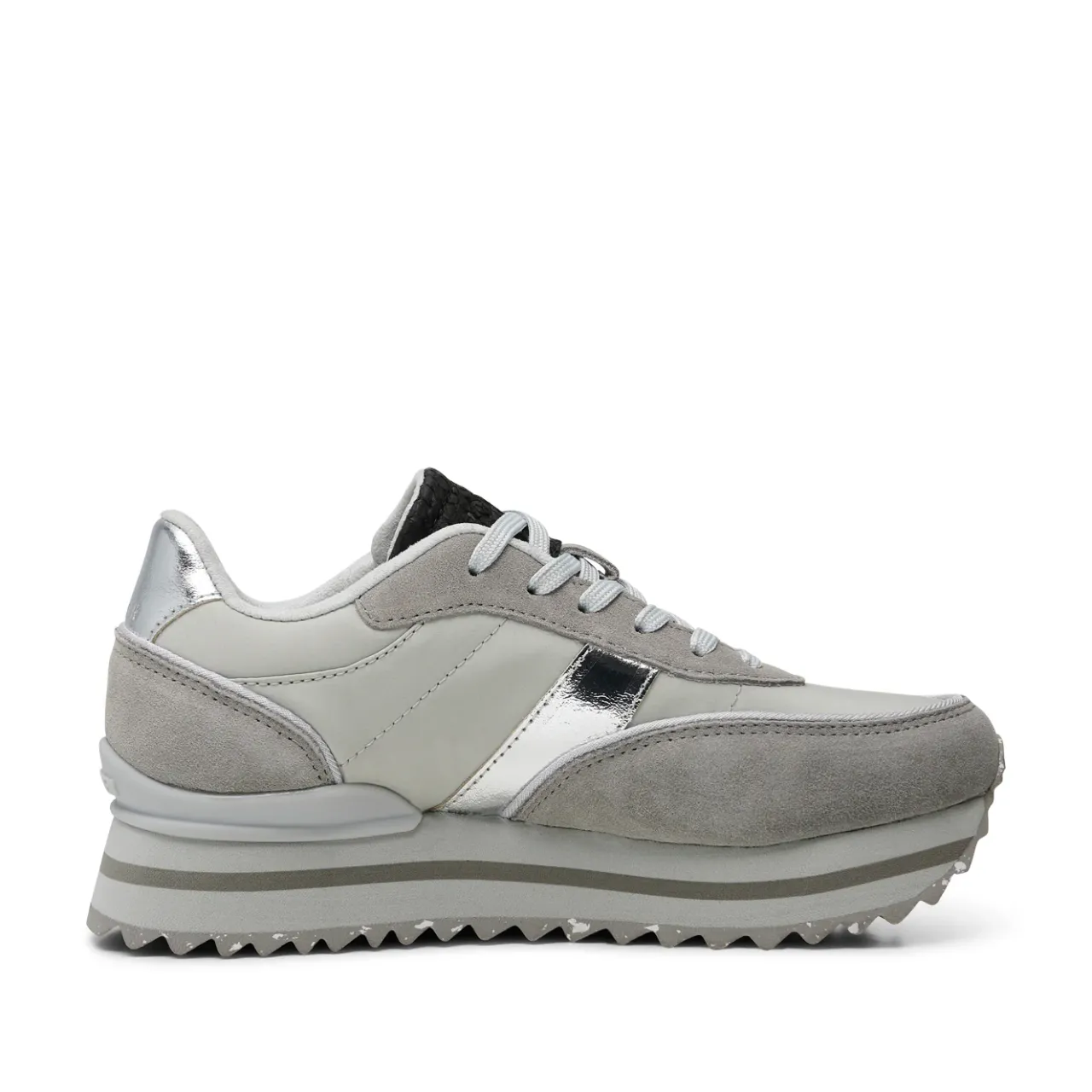 WODEN Nellie II Metallic Plateau - Sea Fog Grey SeaFogGrey Hot