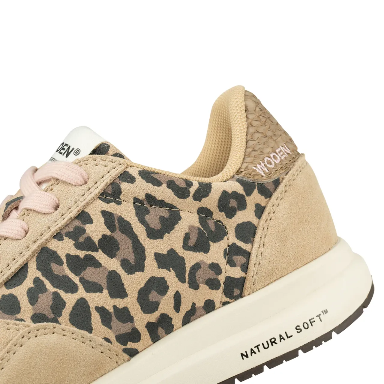 WODEN Nicoline Suede - Leopard Clearance