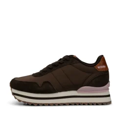 WODEN Nora III Leather Plateau - Chocolate Sale