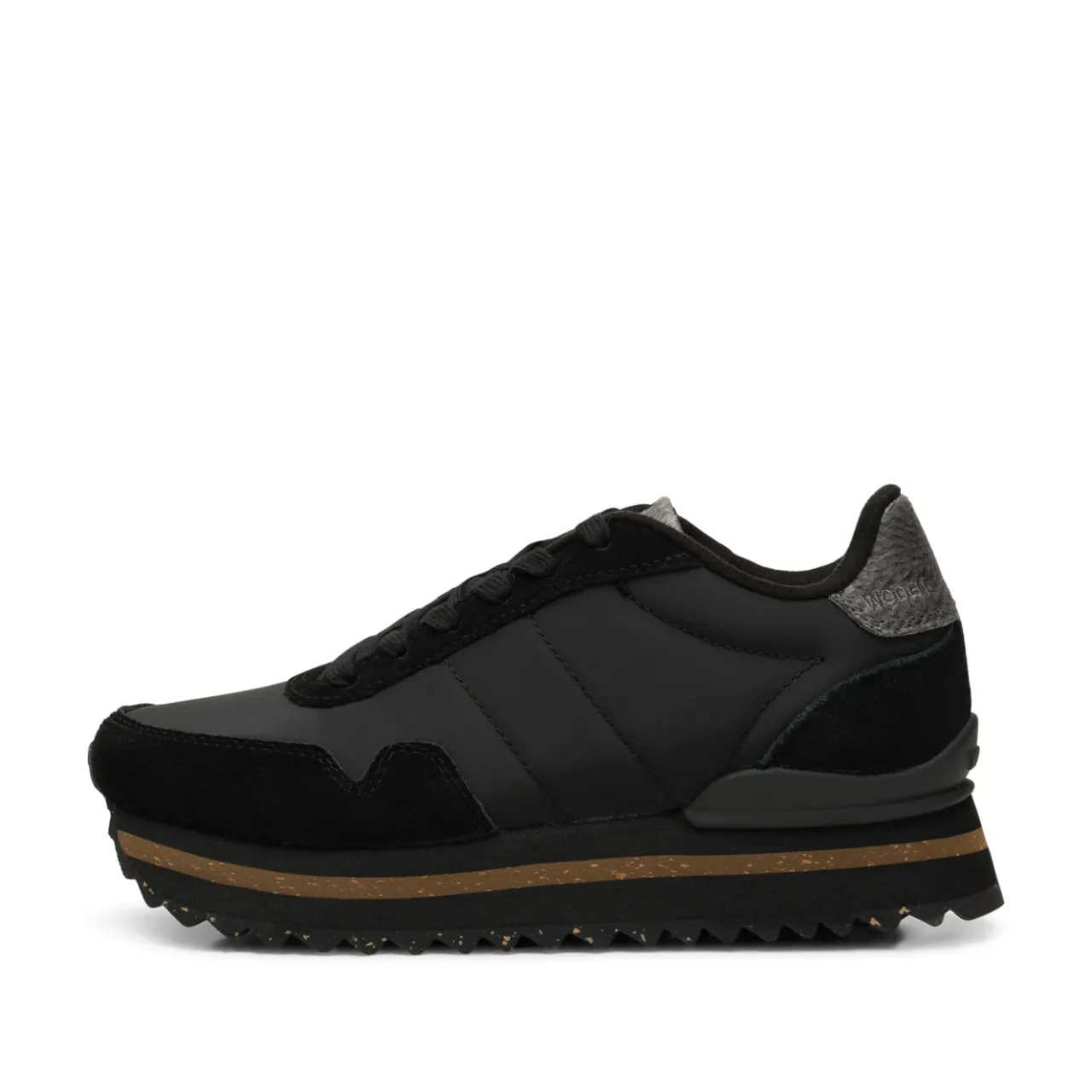 WODEN Nora III Leather Plateau - Black Fashion