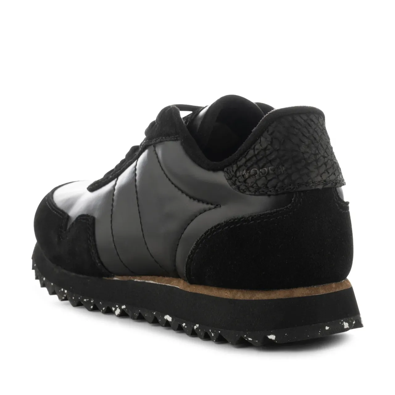 WODEN Nora III Metallic Nylon - Black Fashion