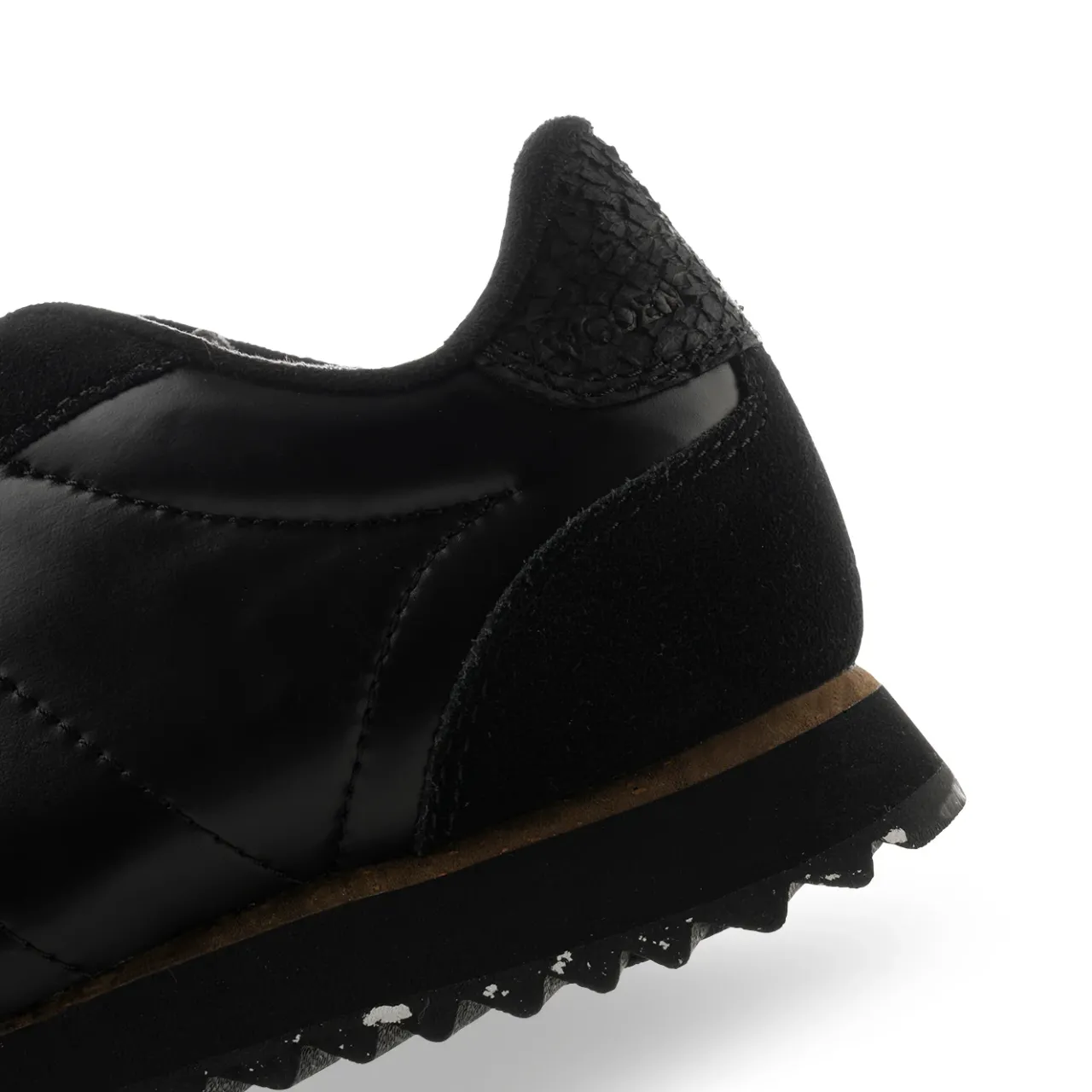 WODEN Nora III Metallic Nylon - Black Fashion