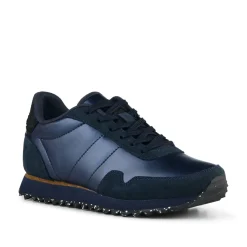 WODEN Nora III Metallic Nylon - Navy Sale