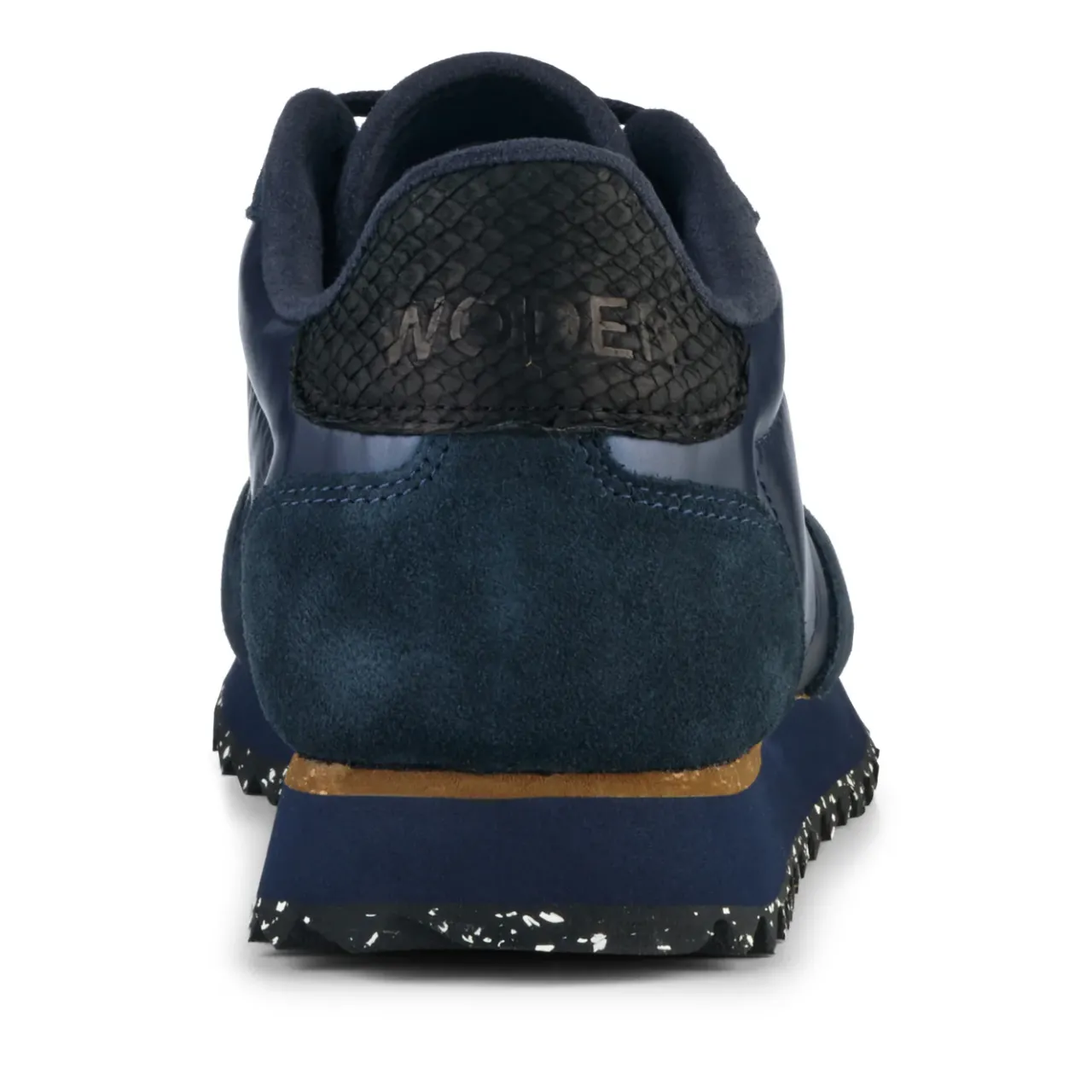 WODEN Nora III Metallic Nylon - Navy Sale