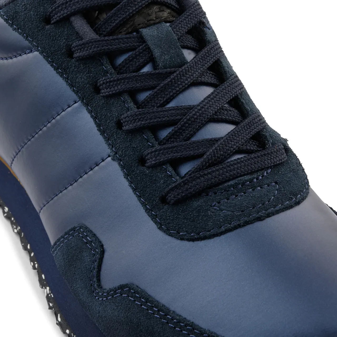 WODEN Nora III Metallic Nylon - Navy Sale