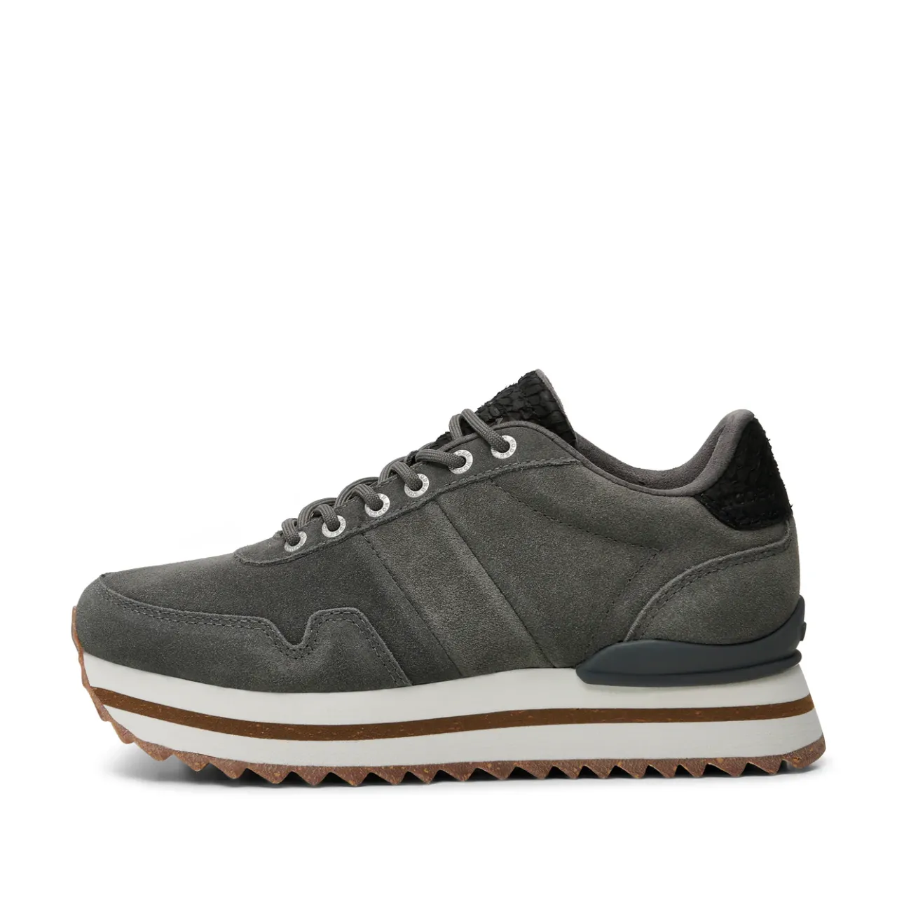 WODEN Nora III Suede Plateau - Dark Grey DarkGrey New