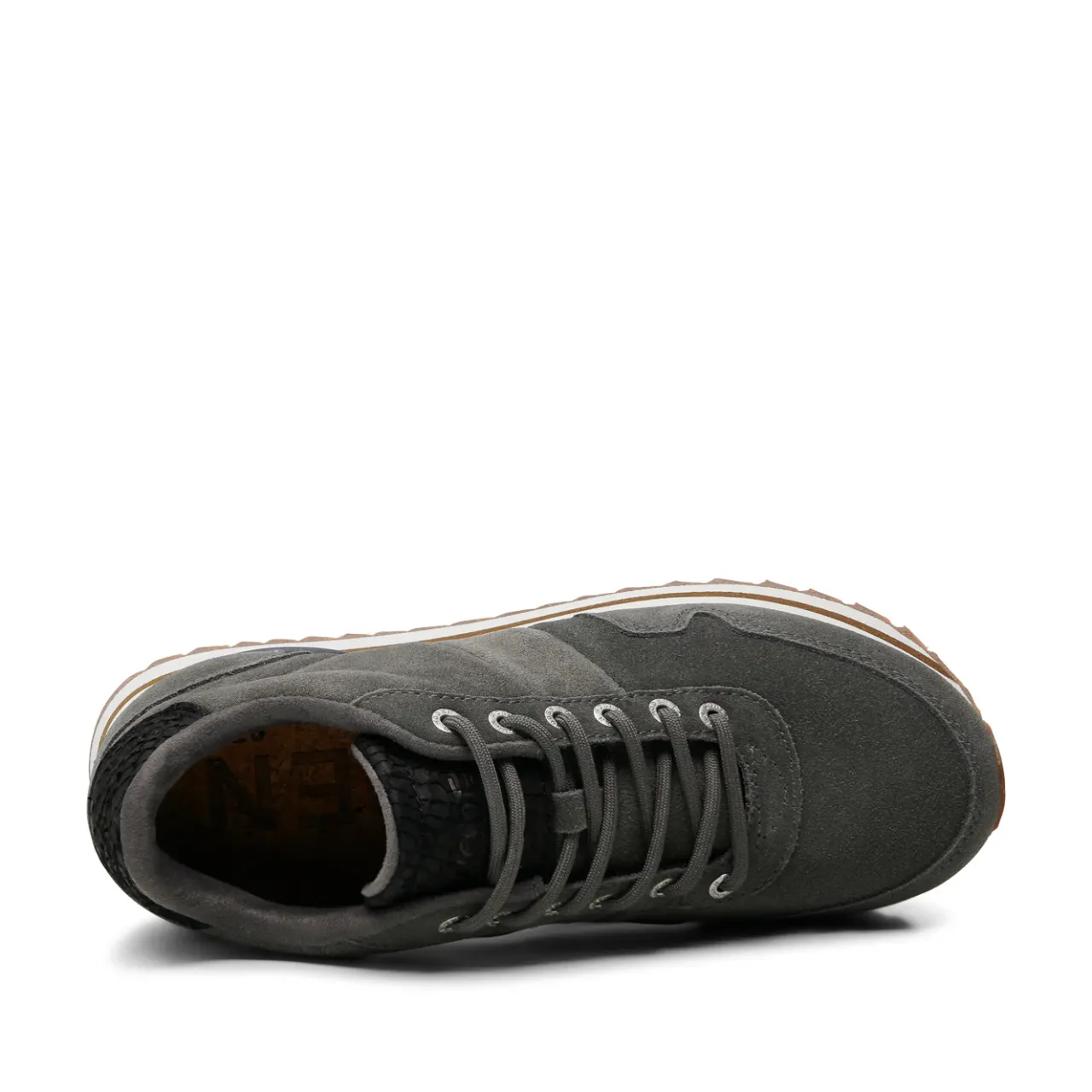 WODEN Nora III Suede Plateau - Dark Grey DarkGrey New
