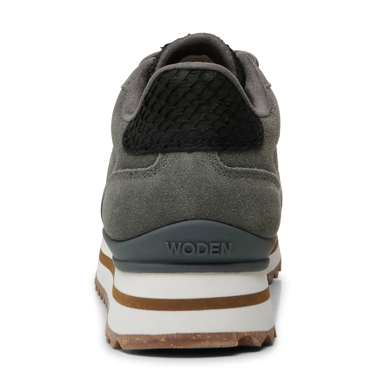 WODEN Nora III Suede Plateau - Dark Grey DarkGrey New