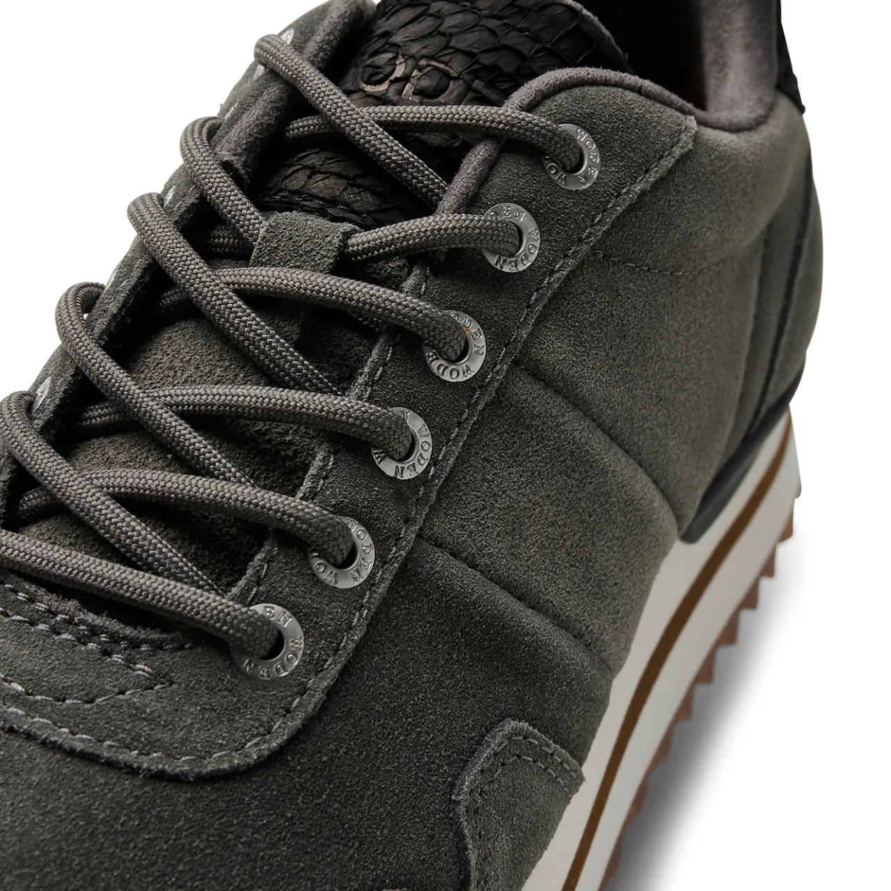 WODEN Nora III Suede Plateau - Dark Grey DarkGrey New