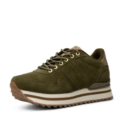 WODEN Nora III Suede Plateau - Dark Olive DarkOlive Hot