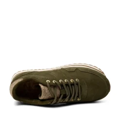 WODEN Nora III Suede Plateau - Dark Olive DarkOlive Hot