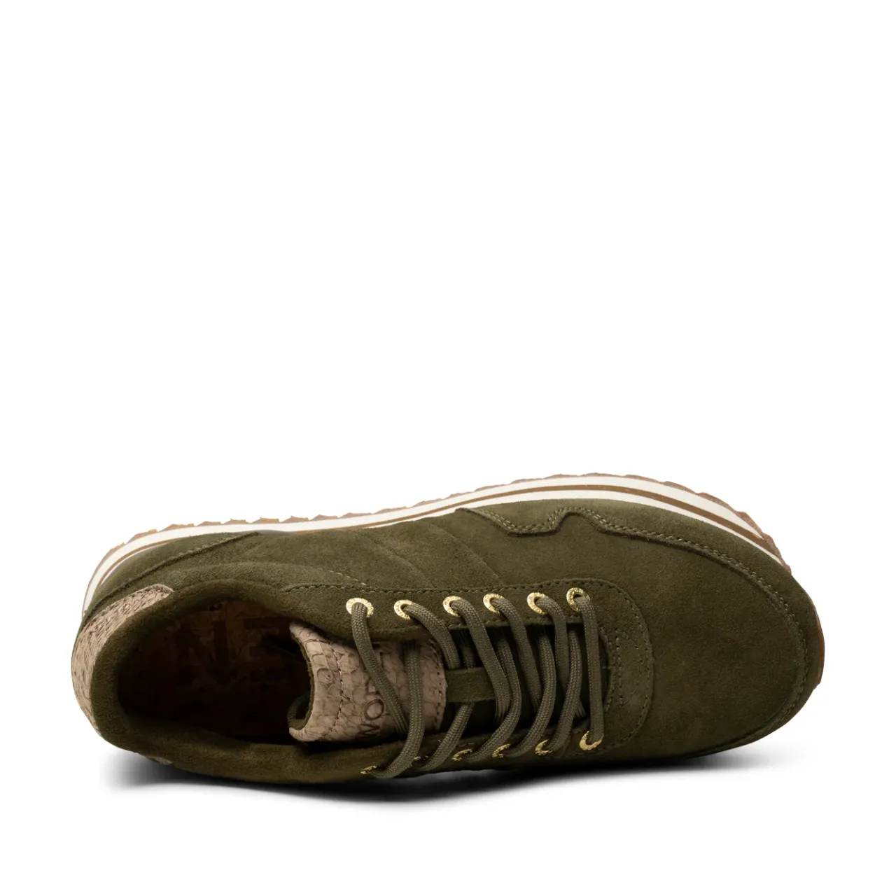WODEN Nora III Suede Plateau - Dark Olive DarkOlive Hot
