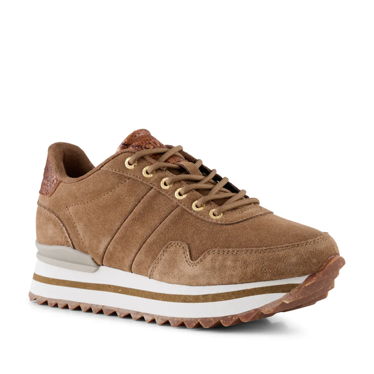 WODEN Nora III Suede Plateau - Latte Fashion