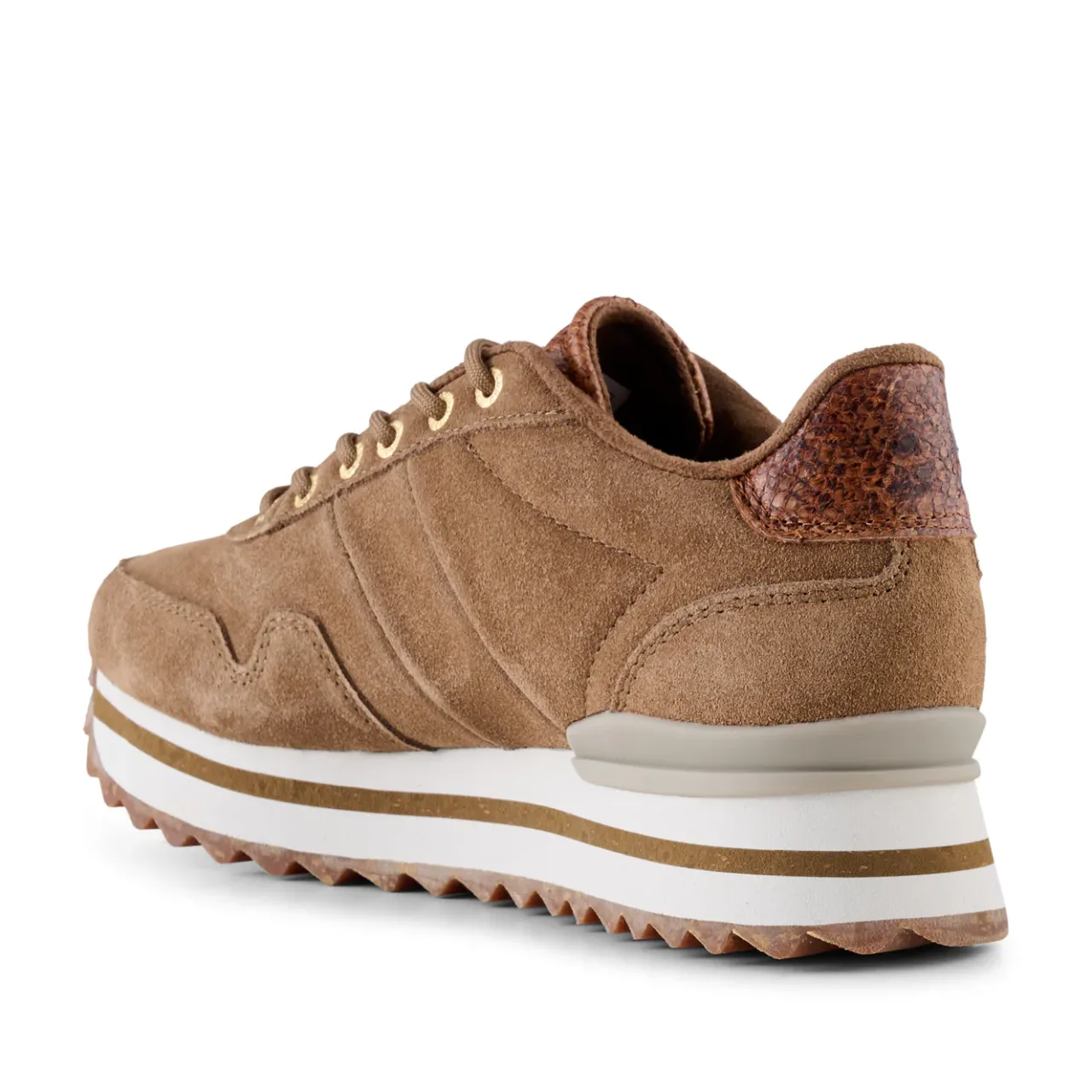 WODEN Nora III Suede Plateau - Latte Fashion