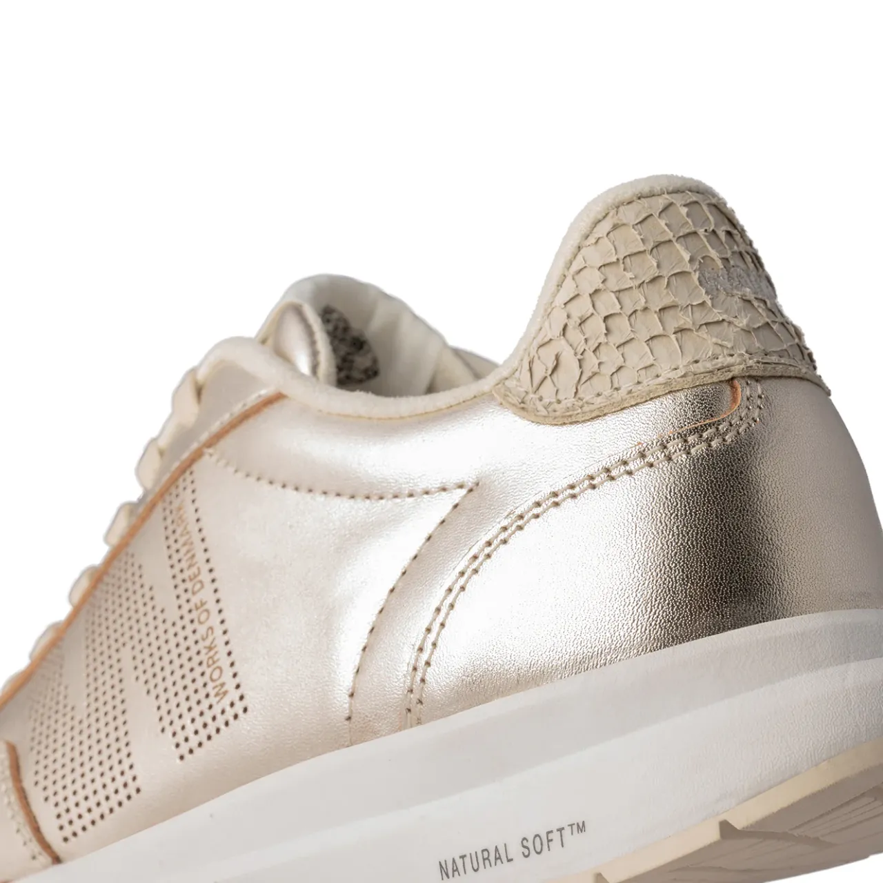WODEN Nora Natural Soft Metallic - Gold Best