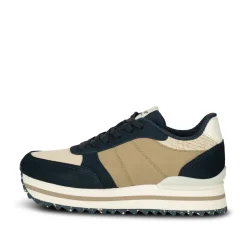 WODEN Ronja Plateau - Navy Multi NavyMulti Discount
