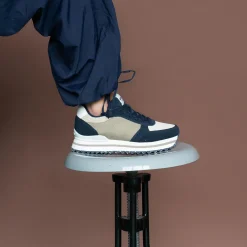 WODEN Ronja Plateau - Navy Multi NavyMulti Discount