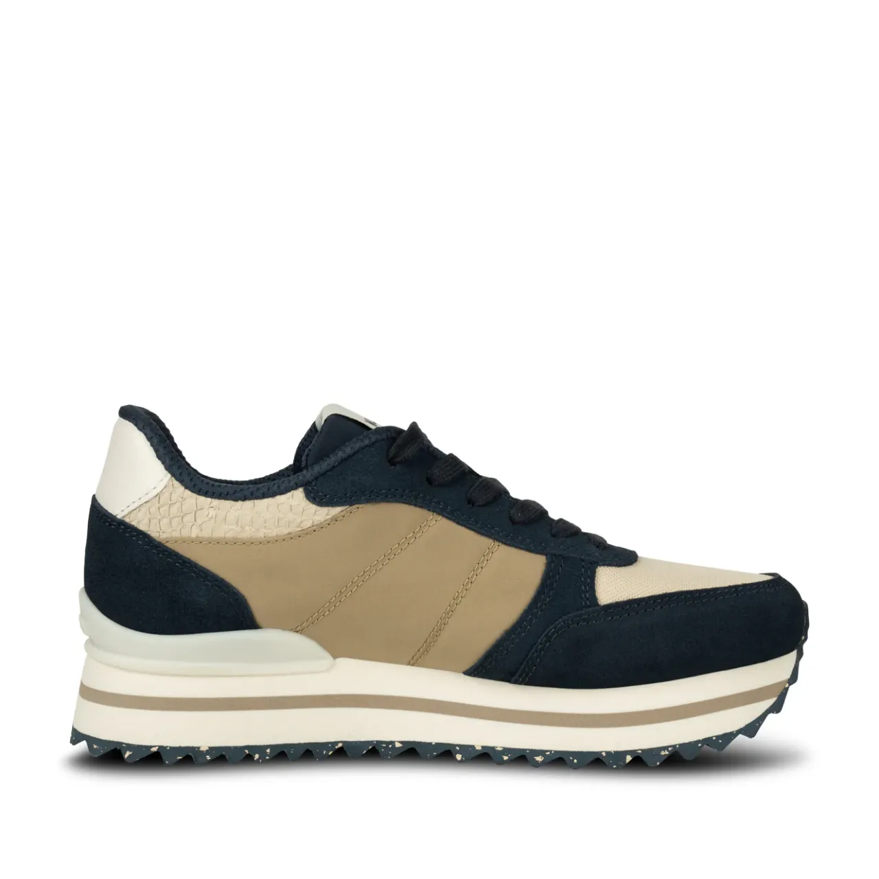 WODEN Ronja Plateau - Navy Multi NavyMulti Discount