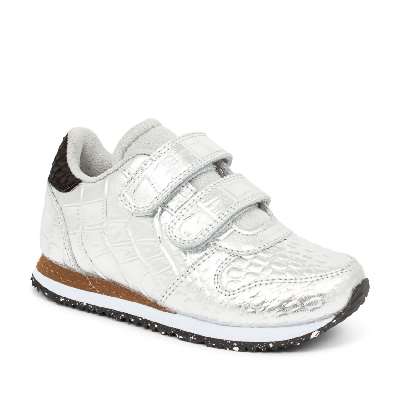 WODEN Sandra Croco Shiny - Silver Discount